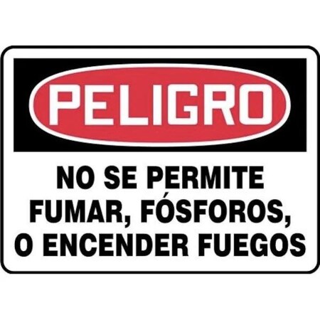 Accuform OSHA DANGER SMOKING CONTROL SIGN NO SHMSMK137VP